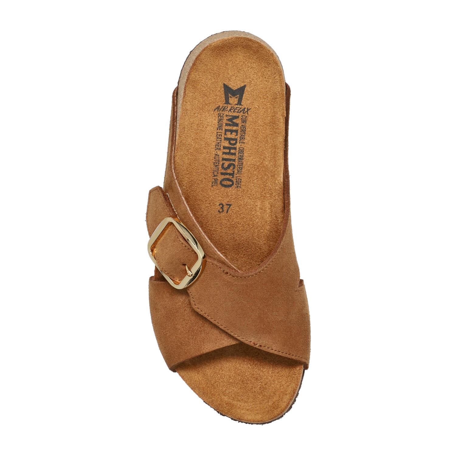 mules femme modèle Berrie Marron tobacco - Mephisto